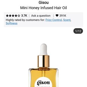 NIB GISOU MINI HONEY INFUSED HAIR OIL